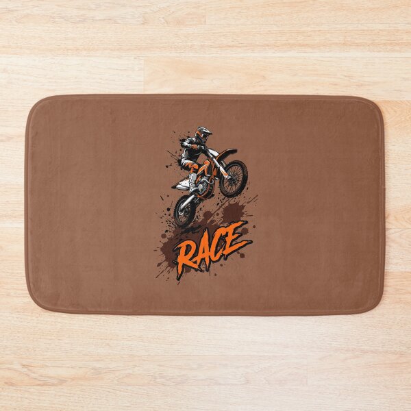 Item preview, Dynamic Motocross Race Dirt Bike Mud Splash Typography Graphic designed and sold by KiwiRider.