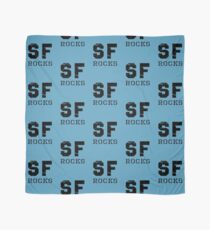 SF Rocks! Initial Art Scarf