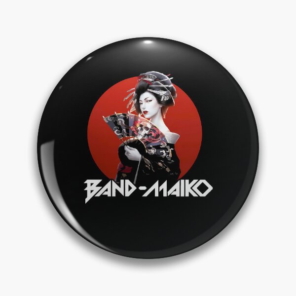 Item preview, Geisha Fan Skull Motif Red Sun Circle designed and sold by BADREDDINE1711.