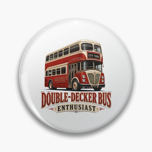 Item preview, Double Decker Bus Enthusiast | Funny Bus Lover Design designed and sold by CuteDesignables.