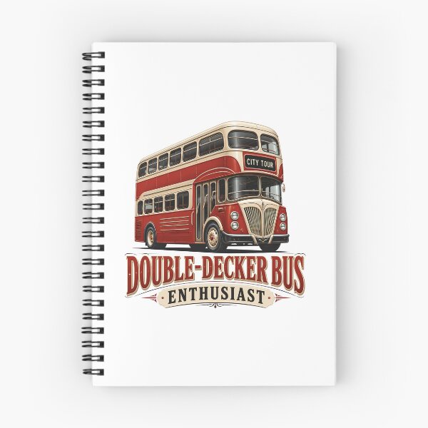 Item preview, Double Decker Bus Enthusiast | Funny Bus Lover Design designed and sold by CuteDesignables.
