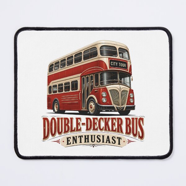 Artikelvorschau, Doppeldeckerbus-Fan | Lustiges Design für Busliebhaber entworfen und verkauft von CuteDesignables.