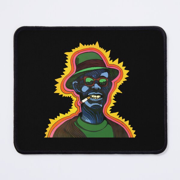 Item preview, Man Smoking Cigarette Green Hat Vibrant designed and sold by BADREDDINE1711.