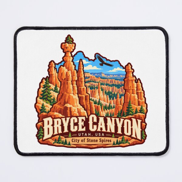 Item preview, Bryce Canyon Utah USA City Of Stone Spires National Park Explorer Souvenir designed and sold by NightGlyph.