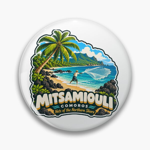 Item preview, Mitsamiouli Comoros Nets Of The Northern Shore Island Vacation Travel Fishing designed and sold by Simsimah26Parks.