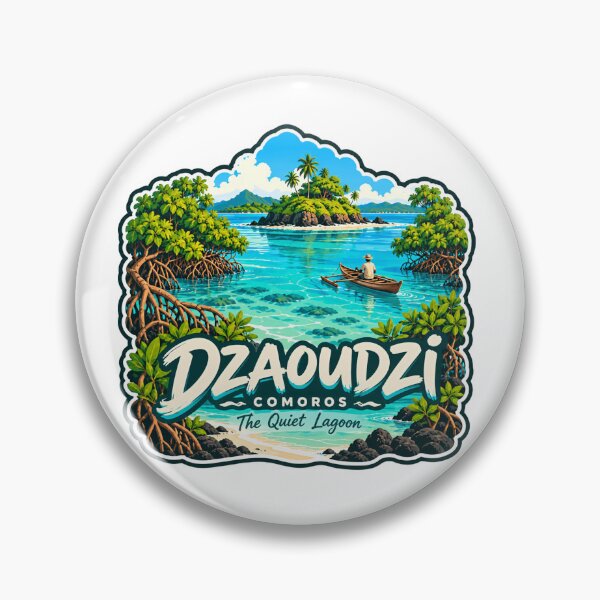 Item preview, Dzaoudzi Comoros The Quiet Lagoon Travel Destination Island Vacation Souvenir designed and sold by Simsimah26Parks.