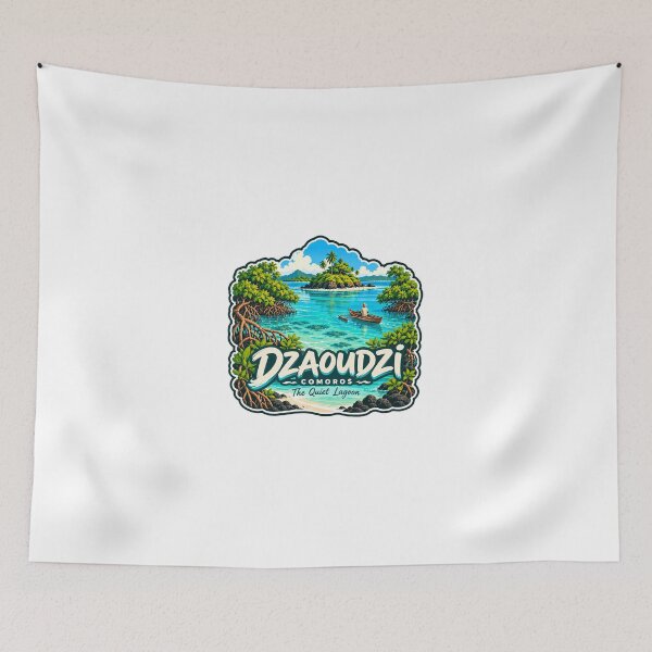 Item preview, Dzaoudzi Comoros The Quiet Lagoon Travel Destination Island Vacation Souvenir designed and sold by Simsimah26Parks.