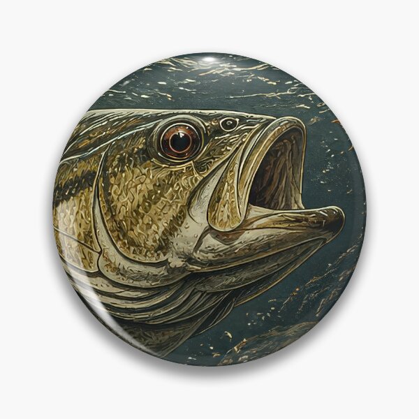 Item preview, Vintage Smallmouth Bass Bronzeback Brawler Graphic designed and sold by NobleCast .