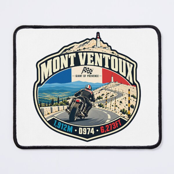 Item preview, Mont Ventoux Giant Of Provence Motorcycle Rider Cycling France Mountain designed and sold by NightGlyph.