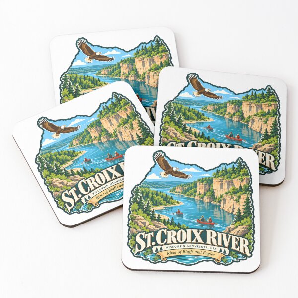 Item preview, St. Croix River Wisconsin Minnesota USA Travel Souvenir Outdoor Explorer designed and sold by NightGlyph.