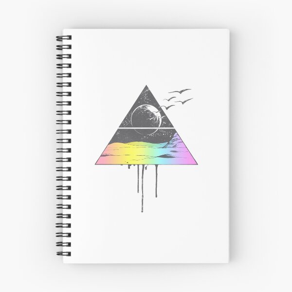 Item preview, Minimalist Geometric Prism Landscape Dripping Rainbow Art designed and sold by TangEoX8H9.