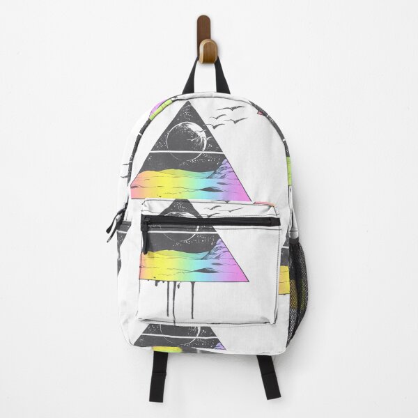 Item preview, Minimalist Geometric Prism Landscape Dripping Rainbow Art designed and sold by TangEoX8H9.