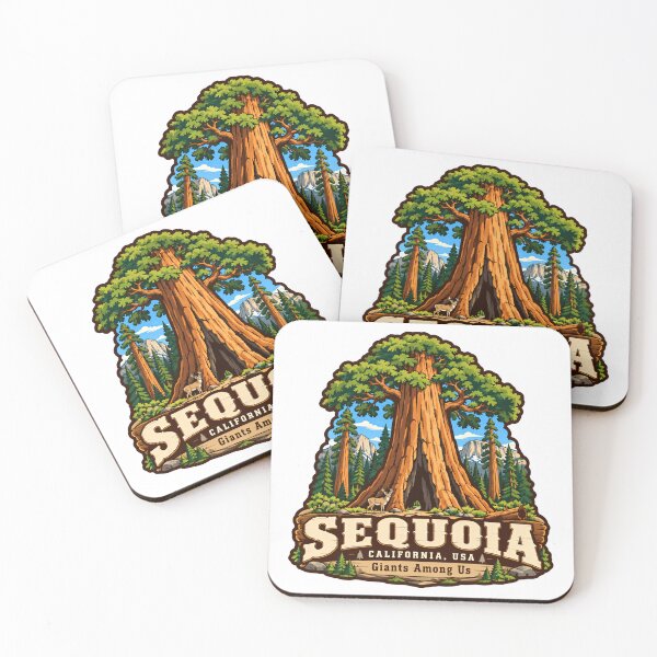 Item preview, Sequoia California, USA Giants Among Us National Park Explorer Souvenir designed and sold by NightGlyph.