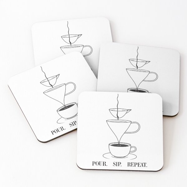 Item preview, Pour Sip Repeat designed and sold by Coffeefree593.