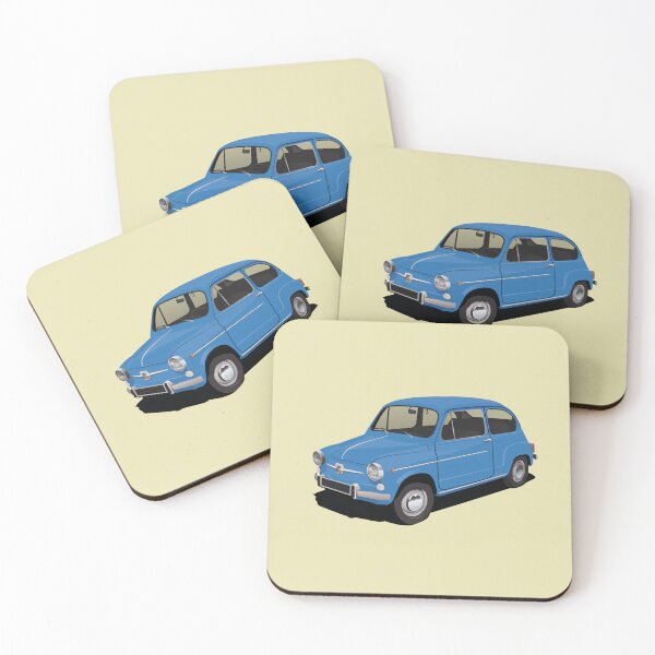 Item preview, Blue 600D - Italian Supermini of the 1960s designed and sold by knappidesign.