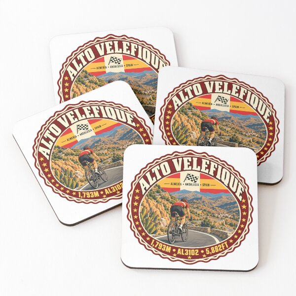 Item preview, Alto Velefique Spain Cycling Cyclist Road Biker Almería Andalusia designed and sold by NightGlyph.