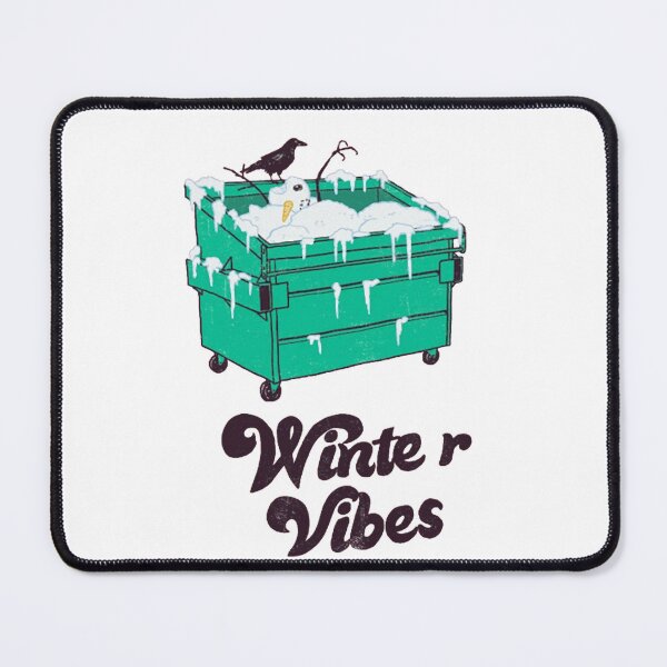 Item preview, Sarcastic Winter Vibes Frozen Dumpster Fire Joke designed and sold by Irgand34.