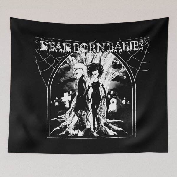 Item preview, Spiderweb Post Punk Black And White designed and sold by billiasbros.