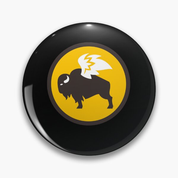 Item preview, Winged Bison Buffalo Mascot Circular Sports Emblem designed and sold by TangEoX8H9.