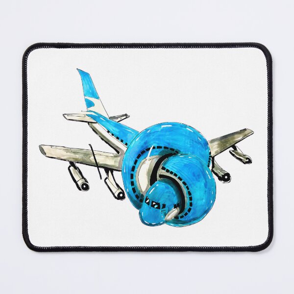 Item preview, Coiled Blue Airplane designed and sold by emanuellebondin.