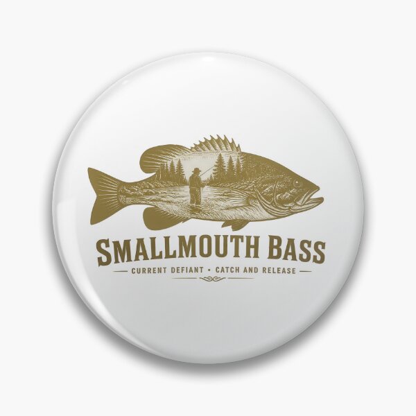 Artikelvorschau, Vintage Smallmouth Bass Current Defiant Fliegenfischen entworfen und verkauft von NobleCast .