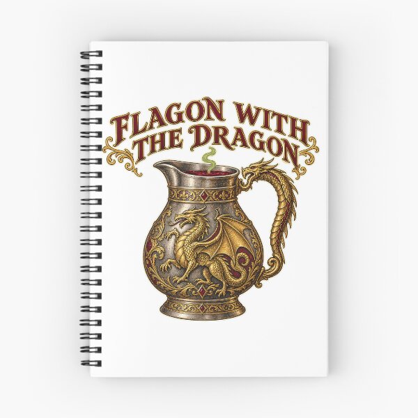 Item preview, THE BREW THAT IS TRUE COLLECTION - FLAGON WITH THE DRAGON designed and sold by WheelieGdArt.
