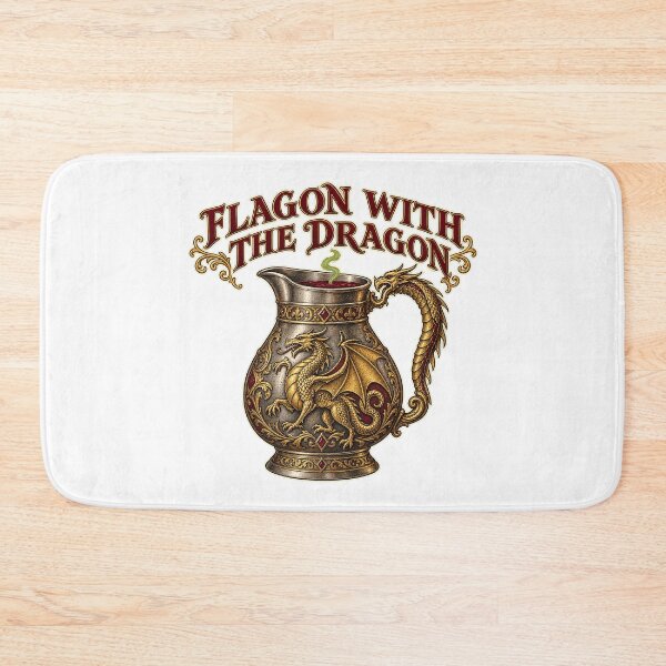 Item preview, THE BREW THAT IS TRUE COLLECTION - FLAGON WITH THE DRAGON designed and sold by WheelieGdArt.