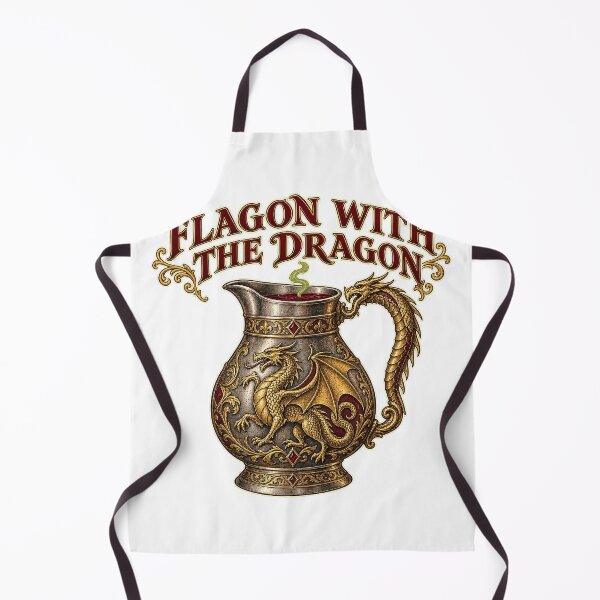 Item preview, THE BREW THAT IS TRUE COLLECTION - FLAGON WITH THE DRAGON designed and sold by WheelieGdArt.