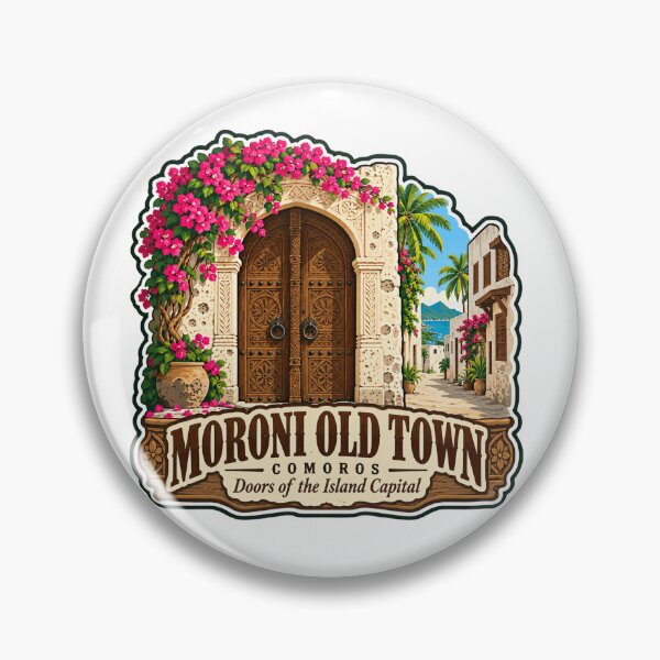 Item preview, Moroni Old Town Comoros Doors Of The Island Capital Travel Destination Souvenir designed and sold by Simsimah26Parks.