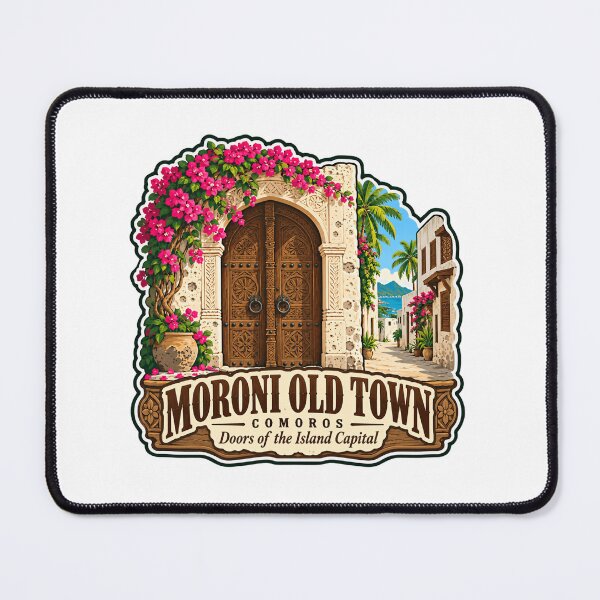 Item preview, Moroni Old Town Comoros Doors Of The Island Capital Travel Destination Souvenir designed and sold by Simsimah26Parks.