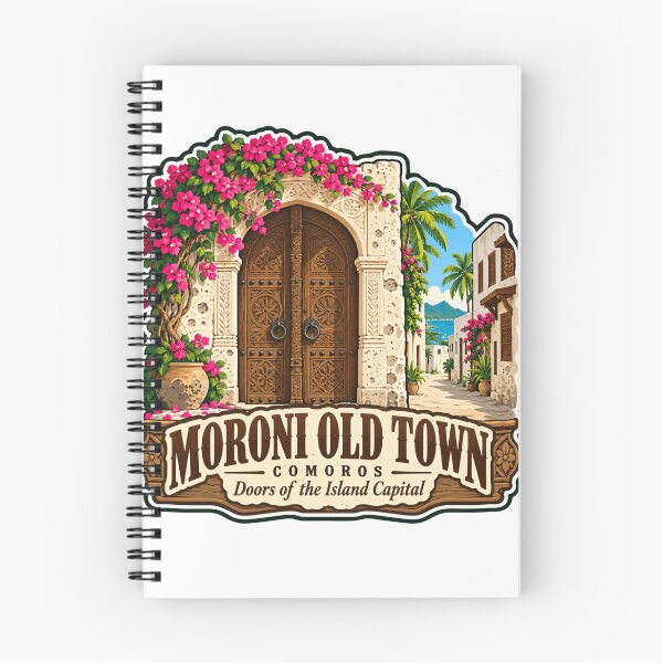 Artikelvorschau, Altstadt von Moroni, Komoren – Tore zur Inselhauptstadt – Reiseziel – Souvenir entworfen und verkauft von Simsimah26Parks.
