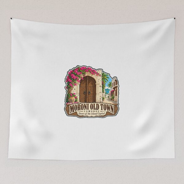 Item preview, Moroni Old Town Comoros Doors Of The Island Capital Travel Destination Souvenir designed and sold by Simsimah26Parks.