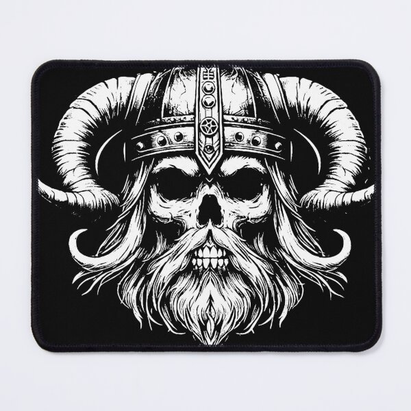 Item preview, Dark Art Viking Skull Head Warrior Axe Vintage designed and sold by MORSPECTIVE.