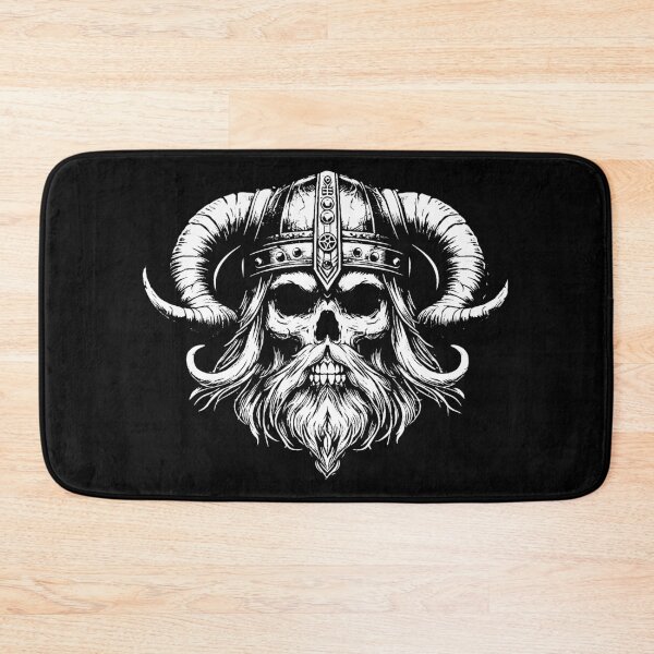 Item preview, Dark Art Viking Skull Head Warrior Axe Vintage designed and sold by MORSPECTIVE.