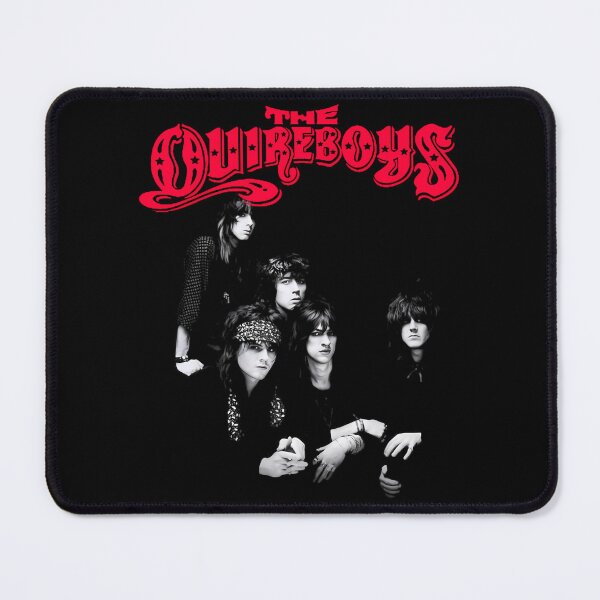 Item preview, Rock Musicians Group Portrait With Red Curly Typography designed and sold by HafizAlbaloshi.