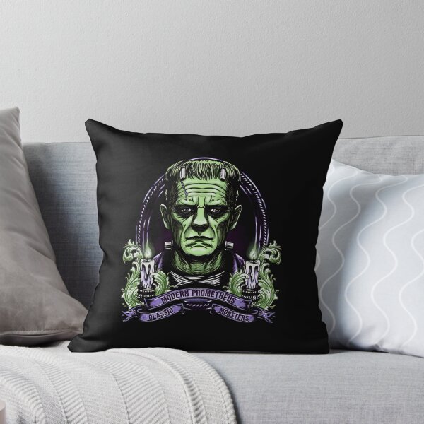 Item preview, Prometeo moderno, monstruo de Frankenstein vintage, gráfico de terror gótico designed and sold by voidlab01.