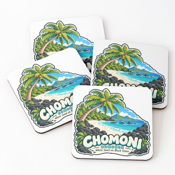 Item preview, Chomoni! Comoros White Sand On Black Stone Island Vacation Travel designed and sold by Simsimah26Parks.