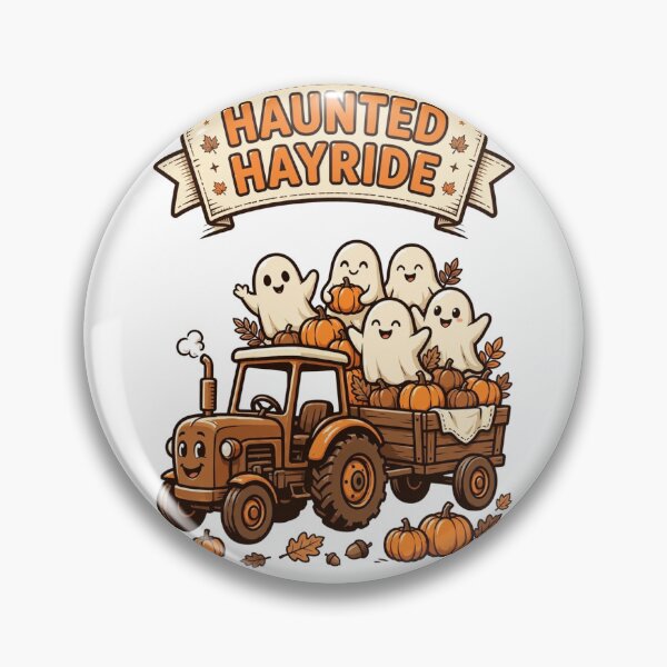 Artikelvorschau, Haunted Hayride Halloween Shirt | Spooky Fall Tee entworfen und verkauft von DripyDesigns.