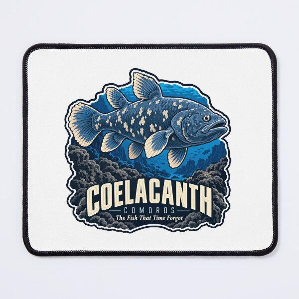 Item preview, Coelacanth Comoros The Fish That Time Forgot Ancient Fish Living Fossil Deep Sea Marine Life designed and sold by Simsimah26Parks.