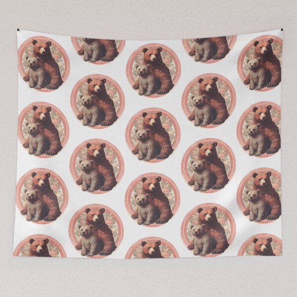Item preview, Dont Mess With Mama Bear Vintage Illustration  designed and sold by dakot-ahmcinni.