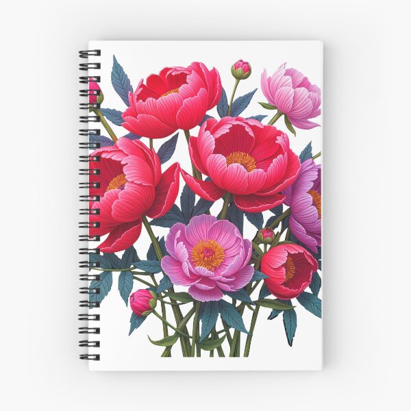 Item preview, Exquisite Gorgeous Pink Red Peony Bouquet Shapes Mania designed and sold by Shapes-Mania.