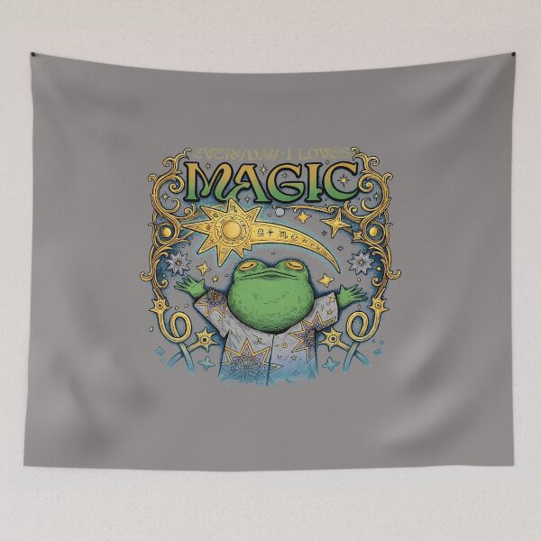 Item preview, Frog Wizard Magic Shooting Star T-Shirt-18 designed and sold by NoahBrovot.