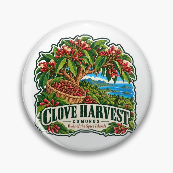 Item preview, Clove Harvest Comoros Buds Of The Spice Islands Tropical Spice Agriculture designed and sold by Simsimah26Parks.