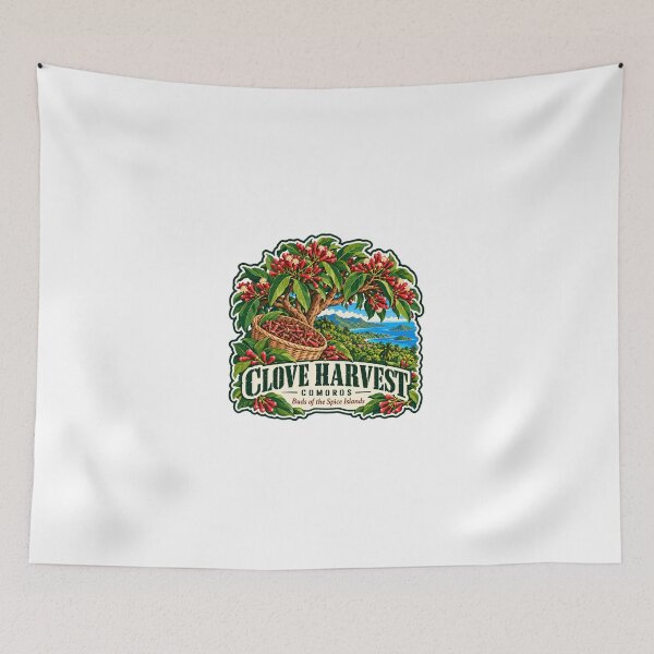 Item preview, Clove Harvest Comoros Buds Of The Spice Islands Tropical Spice Agriculture designed and sold by Simsimah26Parks.