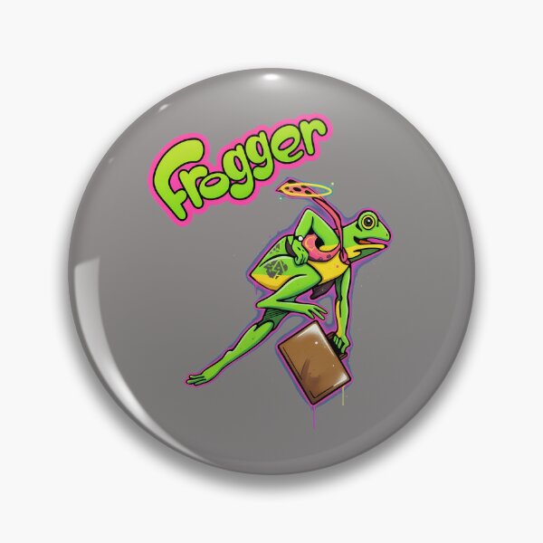 Item preview, Frogger Running Commuter Gamer Tee Shirt-34 designed and sold by NoahBrovot.