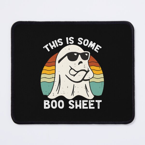 Item preview, Retro Ghost Boo Sheet Halloween Sunset designed and sold by Dmo3HarkoArt.