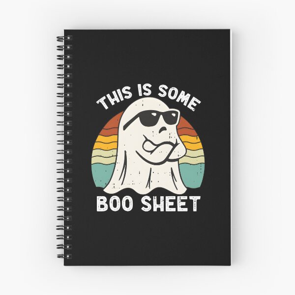 Item preview, Retro Ghost Boo Sheet Halloween Sunset designed and sold by Dmo3HarkoArt.