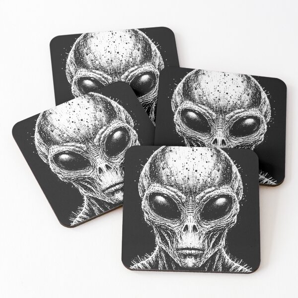 Item preview, Dark Art Alien Head Ufo Monster Gothic designed and sold by MORSPECTIVE.