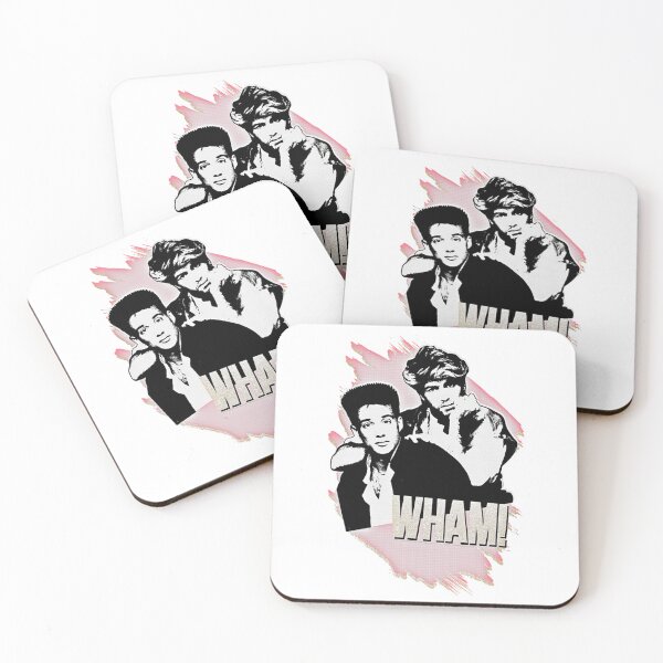 Item preview, 80s Pop Music Duo Portrait Pink Brush Stroke designed and sold by Blind-Vision.