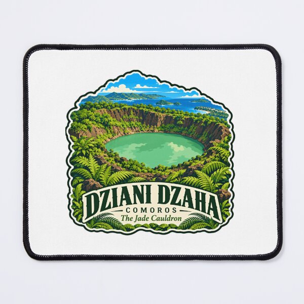 Item preview, Dziani Dzaha Comoros The Jade Cauldron Travel Destination Visitor Souvenir designed and sold by Simsimah26Parks.
